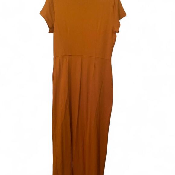 Liz-claiborne Women's Orange and Brown Dress - Picture 3 of 3